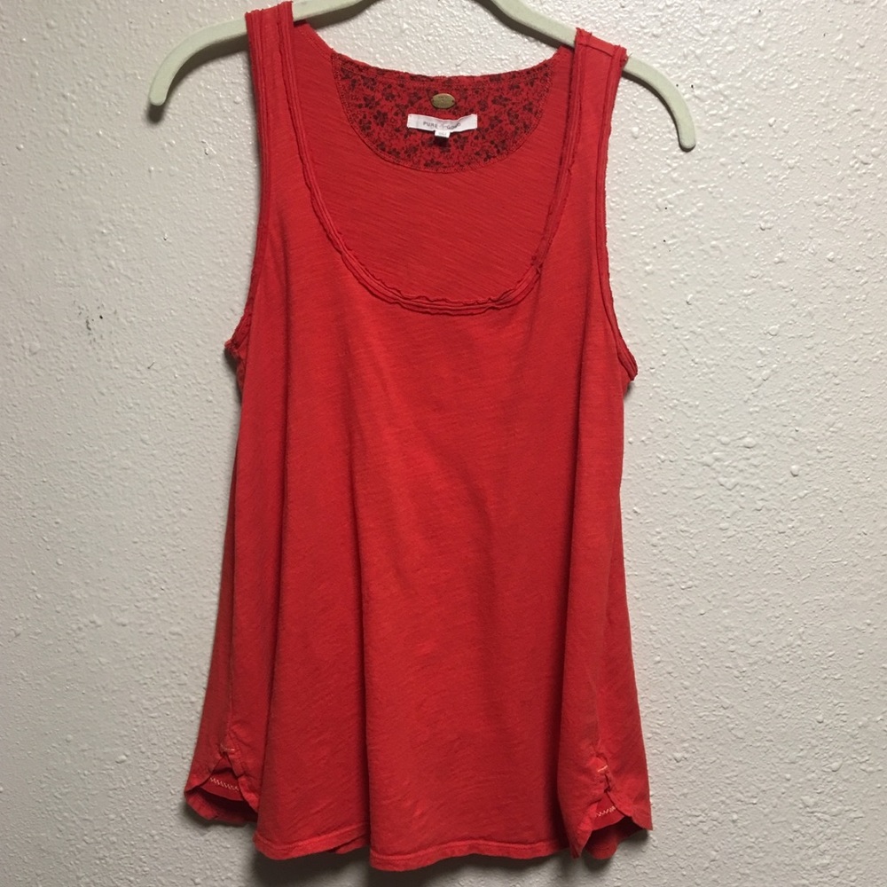 ANTHROPOLOGY pure + good red tank